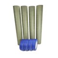 Idl Packaging 18in x 60 yd Green Masking Paper and 1 1/2in x 60 yd Painters Tape, for Covering, 4PK 4x GRH-18, 4463-112